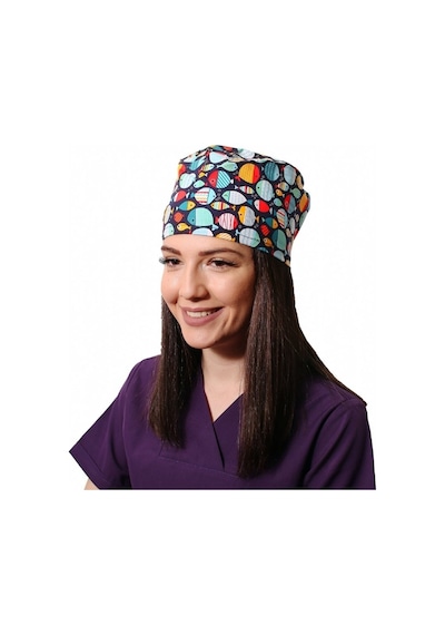 Balık Desenli Cerrahi Bone - Doktor Bone-Standart-5001 Balık