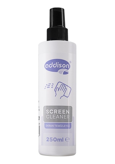 Addıson 300871 Ekran Temizleyici Sprey 250ml. Microfiber Bez İle Birlikte 1923