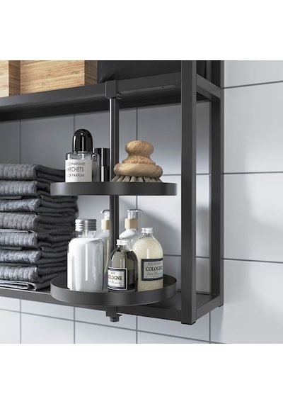 Ikea Enhet Raf, Antrasit, 40x21 Cm