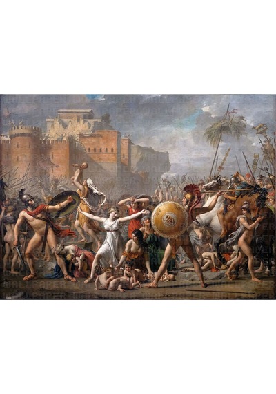 Sabine Li Kadınlar Jacques Louis David Poster Duvar Kağıdı Renkli