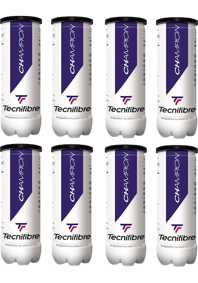 Tecnifibre Champion 3'lü 8 Kutu Tenis Topu