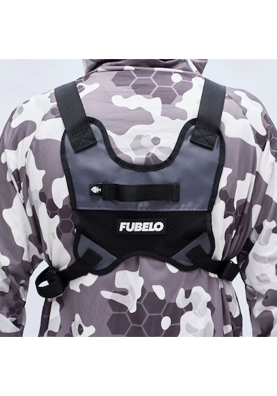 Fubelo Flow Modular Balıkçı Göğüs Çantası -gri