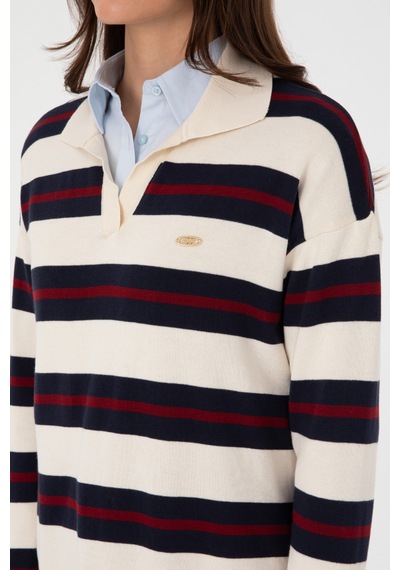 U.S. Polo Assn. U.s. Polo Assn. Kadın Kazak /triko 50314790-vr256 İnci