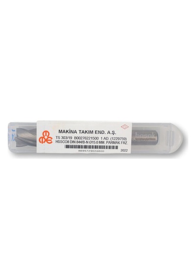 Mte 15 Mm Uzun Parmak Freze Hss-co8 Dın 844/b-n