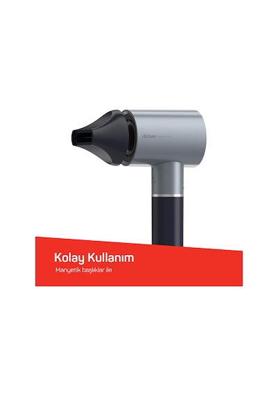 Arzum AR5169 Revolution Profesyonel İyonlu Saç Kurutma Makinesi 1600W, BLDC Motoru, Platin Gri