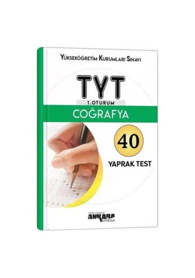 Ankara Yayınları Tyt Coğrafya Yaprak Test 2021-2022