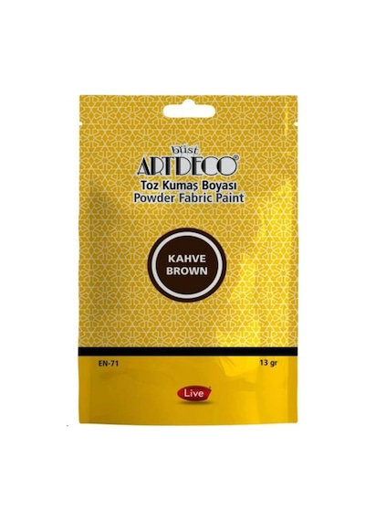 Toz Kumaş Boyası 13 Gr. Kahve 1115 Nocolor-4ec2261b