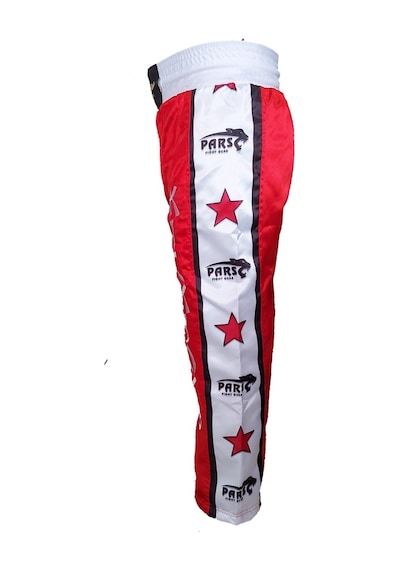 Parsspor Pars 1701 Nakışlı Kick Boks Pantolonu Kırmızı