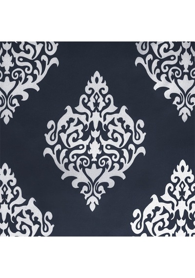 Özel Ev Madalyon Oda Karartma Halkası Üst Perde Paneli Çifti, 132 Cm X 274 Cm, Siyah İnci