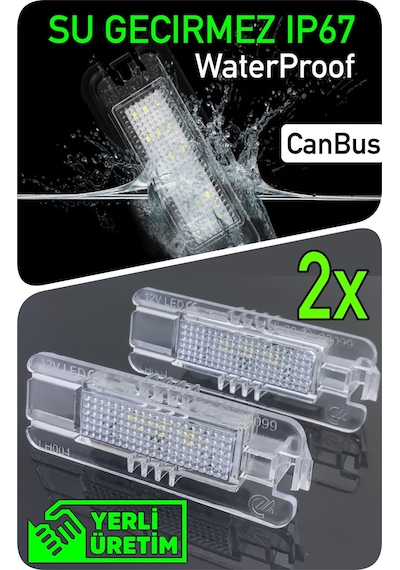 Porsche 911 997 2004-2012 Gt Carrera Cabrio Coupe Canbus Led Plaka Aydınlatma Ledi Lambası