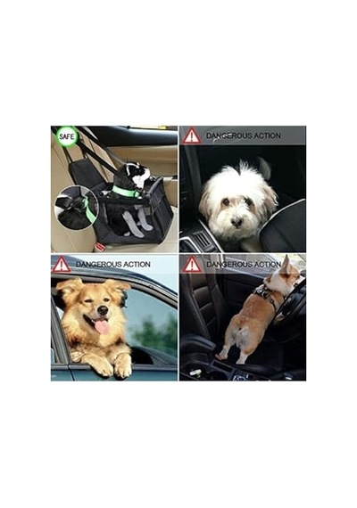 Oto Araç Evcil Hayvan Seyahat Taşıma Çantası Kedi Köpek Yatağı
