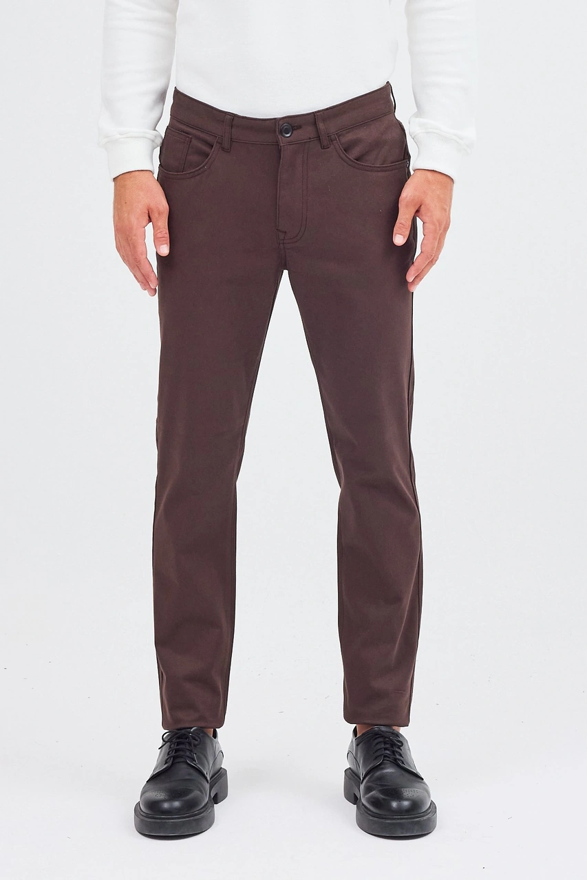 İmza Sütlü Kahverengi 5 Cep Düz Paça Pamuklu Slim Fit 5 Cep Casual Pantolon 1003255154 - Sütlü Kahverengi İmza Sütlü Kahverengi 5 Cep Düz Paça Pamuklu Slim Fit 5 Cep Casual Pantolon 1003255154 - Sütlü Kahverengi