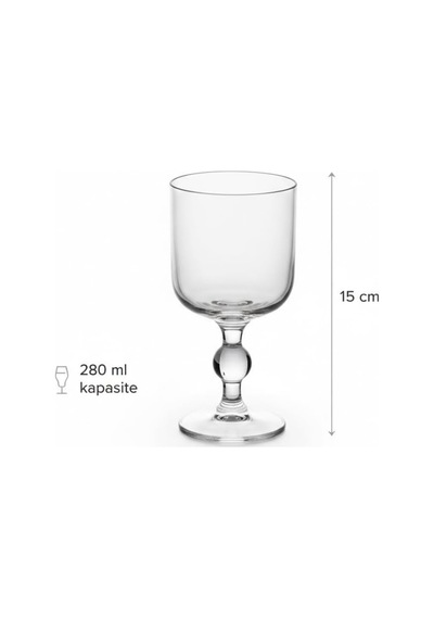 3 Lü Cam Ayaklı Kadeh Seti 280 Ml Şeffaf Tatlı Ve İçecek Kadehi Çok Renkli