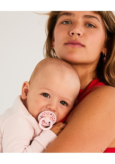 Bibs Studio Polka Small Kauçuk Emzik - Blossom Cand 6-18 Ay