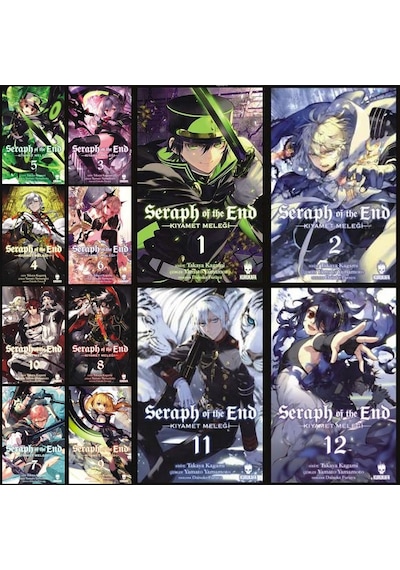 Seraph Of The End Kıyamet Meleği 1-12.Cilt Manga 12 Kitap Set