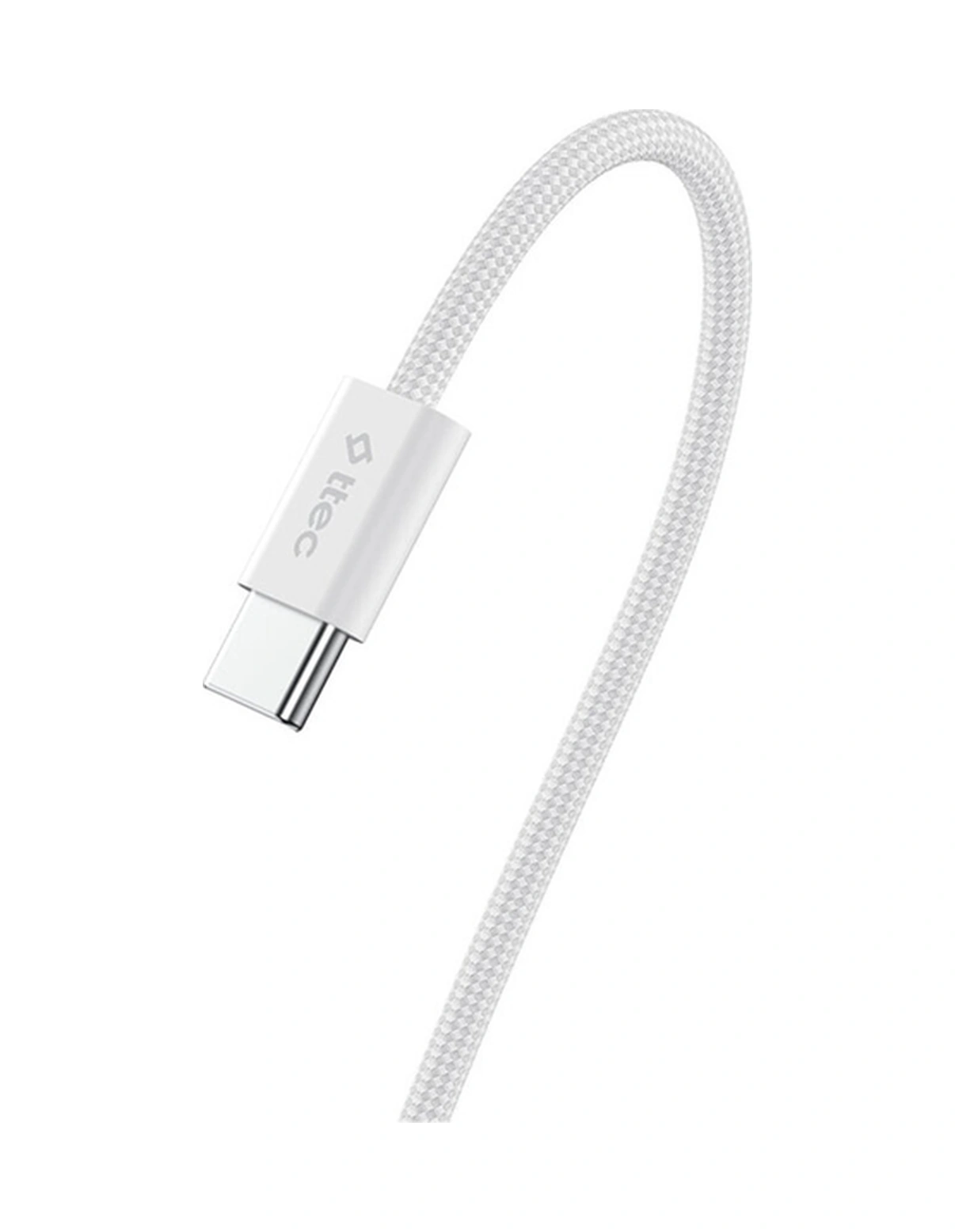 Usb-c - Usb-c 100cm 60w Pd Örgü Hızlı Şarj/data Kablosu Beyaz