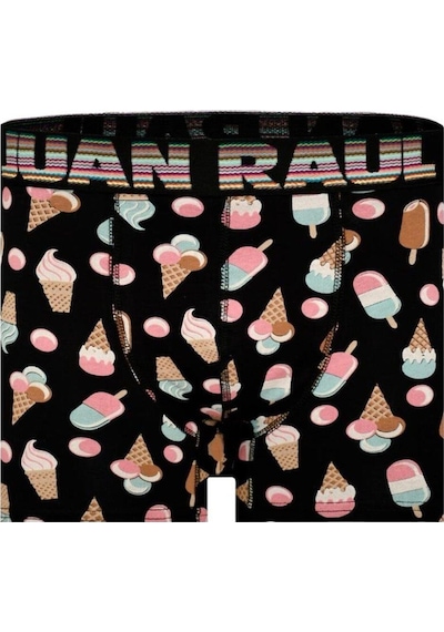 Dondurma Desenli Erkek Boxer - %95 Pamuk %5 Likra - Db172