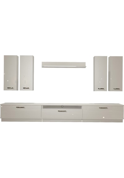 Decoraktiv Trendstyle 8d Slm Tv Ünitesi Tv Sehpası Beyaz