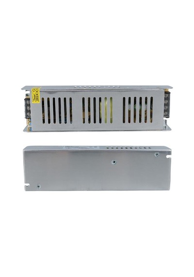 Ledx Aln-m12165s 12 Volt 16.5 Amper 200 Watt Slim Metal Kasa Adaptör 200x60x40mm Diğer