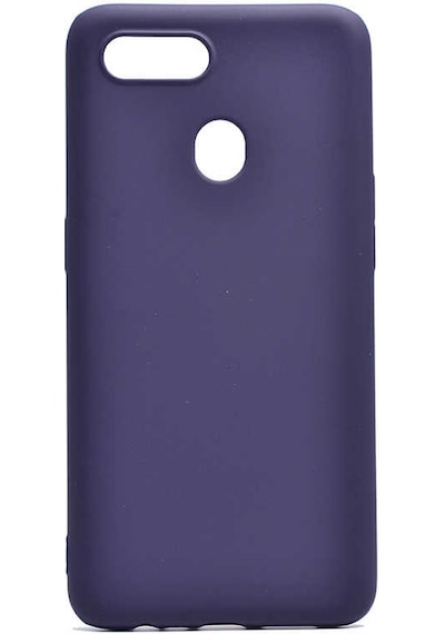Noktaks - Oppo Ax7 Uyumlu - Kılıf Mat Soft Esnek Premier Silikon Kapak - T7086 - Lacivert Lacivert