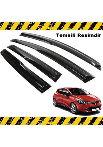 Renault Clio 4 Hb Mügen Cam Rüzgarlığı 2012-2019 Arası 4 Lü N11.33316