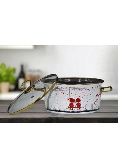 Love Emaye Kızartma Tenceresi 22 Cm Diğer
