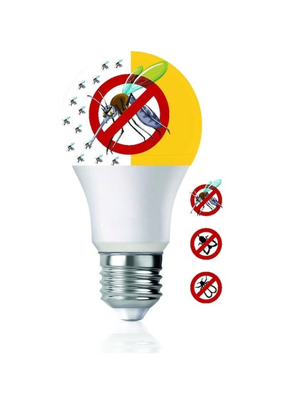 Sivri Sinek Kovar 9w Led Ampul Sarı - Beyaz Diğer