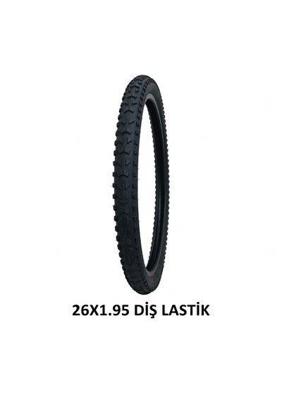 26 Jant Dış Lastik - 26x1.95 Mtb Dağ Bisikleti Dişli Dış Lastik - 1 Adet