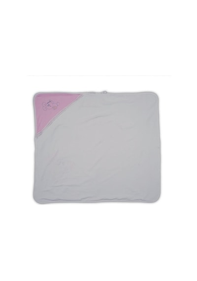 Kız Bebek Battaniye Pembe Başlıklı Soft Love Rabbit Mevsimlik Hediyelik Pembe
