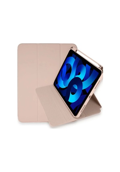 Apple İpad Pro 11 2021 Kılıf Ling 360 Kalemlikli Tablet Kılıf - Rose Gold