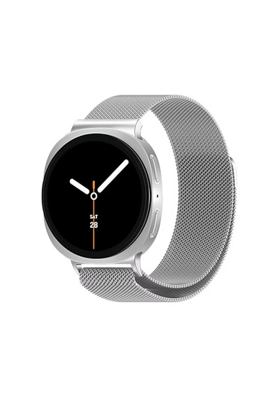 Samsung Galaxy Watch 8 40mm 44mm Uyumlu Manyetik Milanese Loop Metal Kordon
