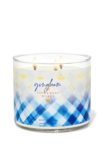 Gingham Büyük Mum 411 G