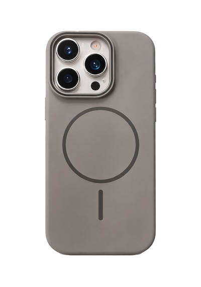 Apple iPhone 16 Pro Uyumlu Kamera Çıkıntılı Magsafe Wireless Şarj Özellikli Sert Sararmaz Silikon Kılıf