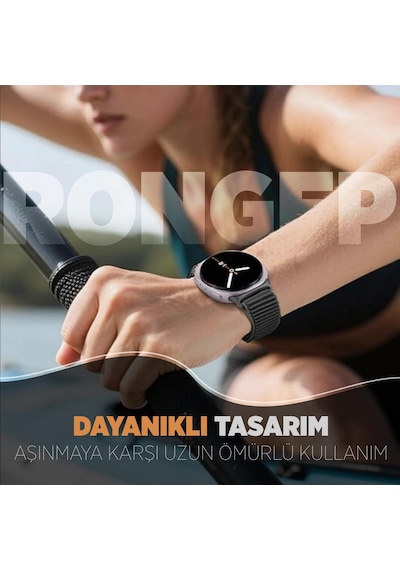 Samsung İle Uyumlu Mountain Loop Kordon Galaxy Watch 8 44mm/40mm/classic 46mm 2025 İçin 1.sınıf Dokuma Kumaş Metalik Bağlantılı Galaxy Watch 8 44mm Kordon Premium Yumuşaklıkta Kayış Çok Renkli
