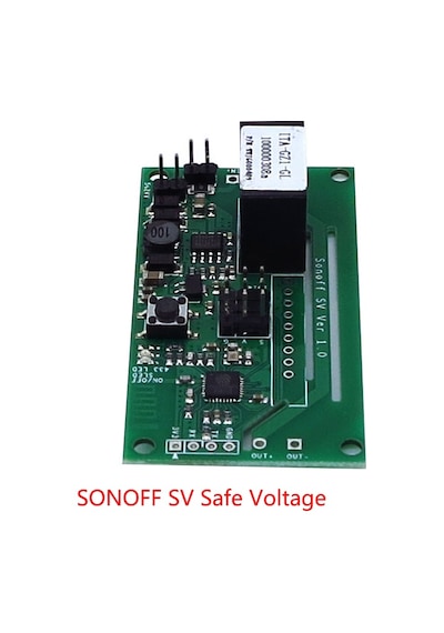 Sonoff SV 5V-24V Güvenli Voltaj Wi-Fi Kablosuz Akıllı Ev Anahtarı