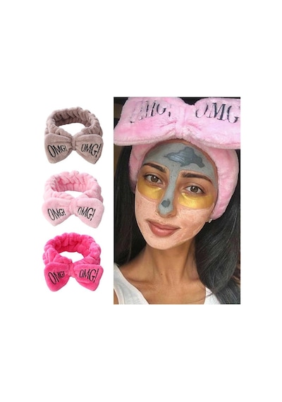 Fiyonklu Omg Saç Bandı Mercan Peluş Saç Bandı Fuşya