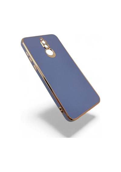 Huawei Uyumlu Mate 10 Lite Kenarları Parlak Altın Renkli Kılıf