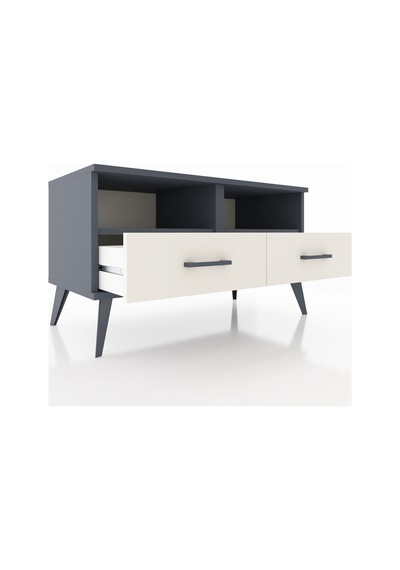 Hyperion Şifonyer 2 Raflı 2 Çekmeceli 88x44x48 Antrasit-antrasit/aytaşı Antrasit/aytaşı Hyperion Şifonyer 2 Raflı 2 Çekmeceli 88x44x48 Antrasit-antrasit/aytaşı Antrasit/aytaşı