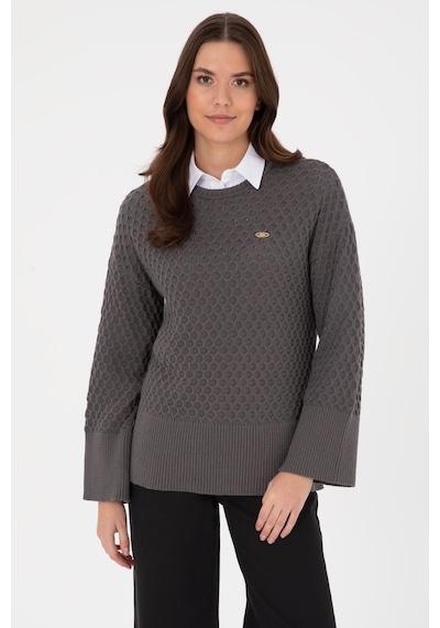 U.S. Polo Assn. U.s. Polo Assn. Kadın Gri Kazak /triko 50314698-vr024