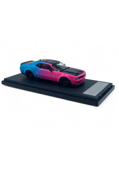 Stance Hunter Dodge Challenger Srt Hellcat Muscle Sports Pink Blue 1/64