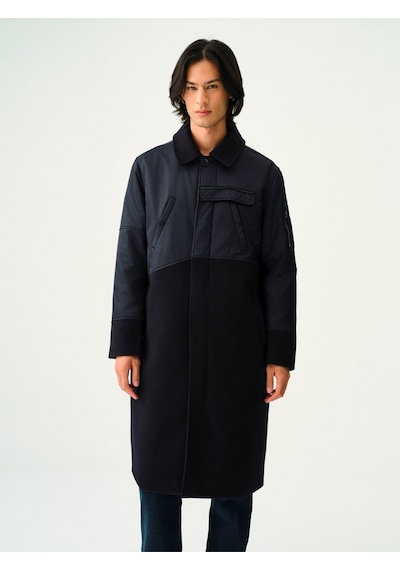 Regular Fit Erkek Kaban Lacivert