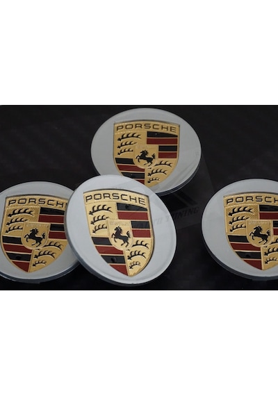 Porsche Jant Göbeği Kapak Seti 65Mm