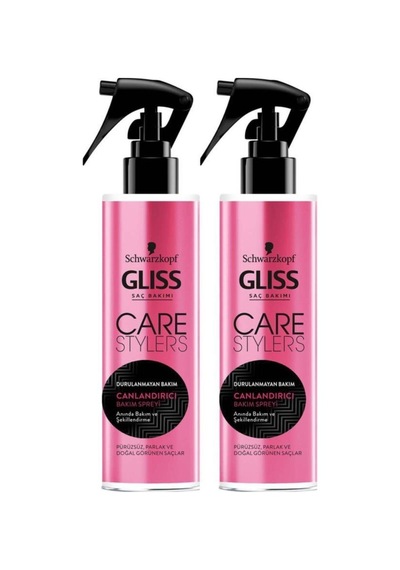 Schwarzkopf Gliss Care Stylers Canlandırıcı Saç Bakım Spreyi 2 x 150 ML