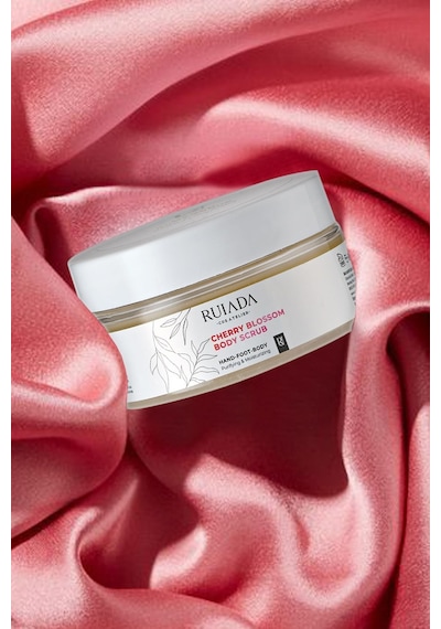 Japon Kiraz Çiçeği Body Scrub Besleyici Arındırıcı Nemlendirici Vücut Peelingi 250 Ml.