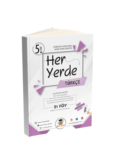 Zekaküpü 5.sınıf Heryerde Türkçe 51 Föy Öğreten Sorularla Adım Adım Zirveye