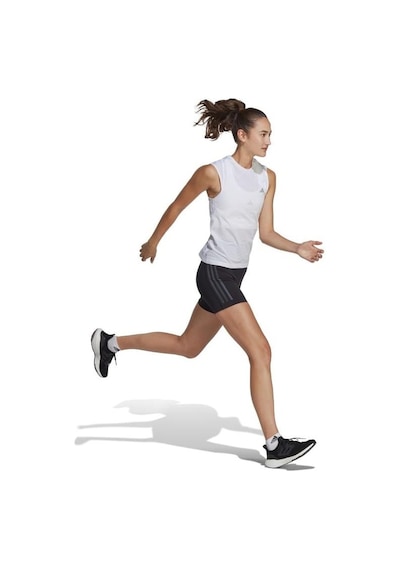Adidas Dailyrun Stripes Kadın Şort Tayt Hs5452-siyah