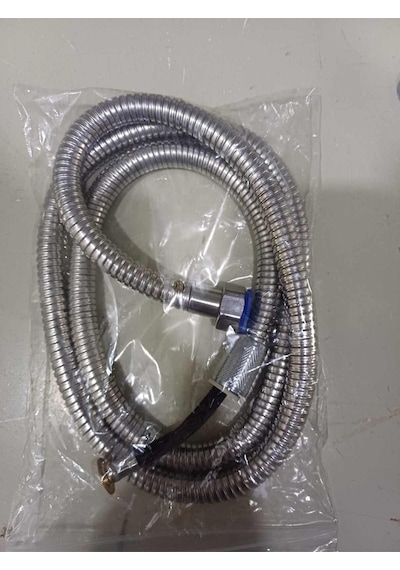 Irmak Örgülü Esnek Duş Spirali Hortumu 1.5 Mt Uzunluk-2 Adet Beyaz