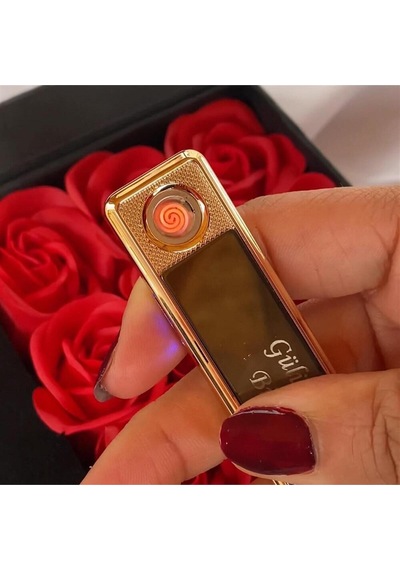 Kişiye Özel Isim Baskılı Çakmak Şarjlı Usb'li Elektronik Çakmak