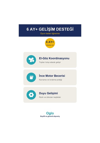 Top Havuzu 100 Top Dahil Yumuşak Minderli Bebek Oyun Havuzu, Katlanır Çocuk Oyun Parkı Top Seti 0+ Yaş Mavi