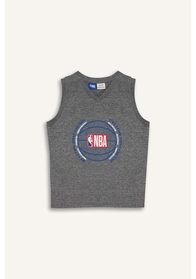 Defacto Erkek Çocuk Nba Wordmark V Yaka Atlet E4847a825hsgr210 Gri